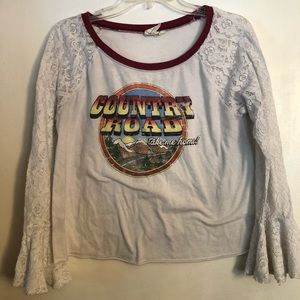 White Crow “Country Roads” top